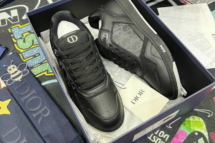 Giày Dior B27 Black Dior Oblique Galaxy Màu Đen