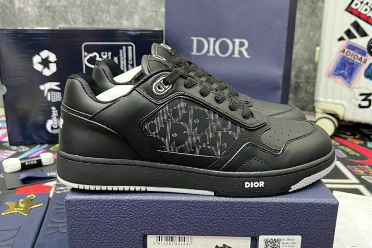 Giày Dior B27 Black Dior Oblique Galaxy Màu Đen