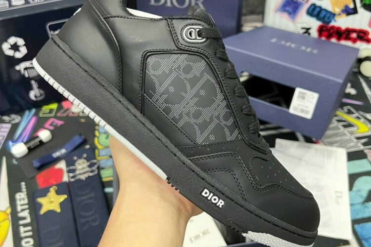 Giày Dior B27 Black Dior Oblique Galaxy Màu Đen