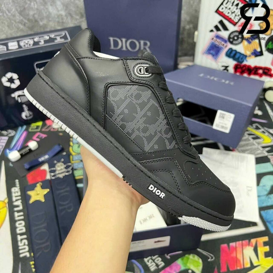 Giày Dior B27 Black Dior Oblique Galaxy Màu Đen