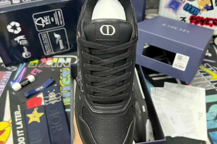 Giày Dior B27 Black Dior Oblique Galaxy Màu Đen