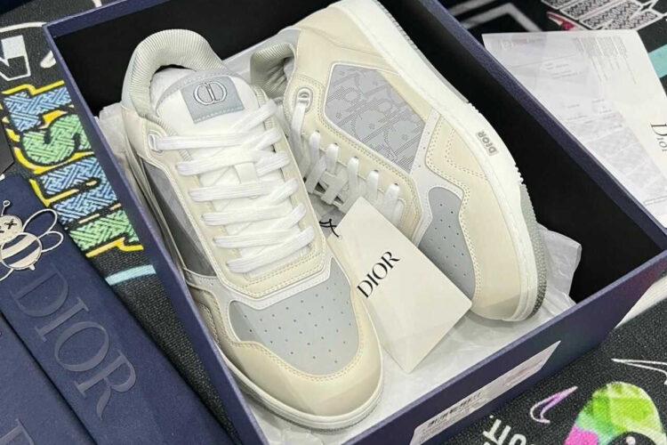 Giày Dior B27 Grey Beige Dior Oblique Galaxy Màu Xám Be