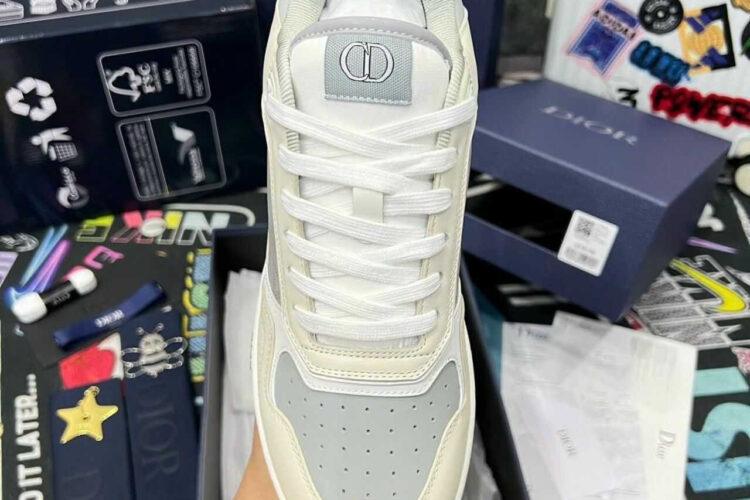Giày Dior B27 Grey Beige Dior Oblique Galaxy Màu Xám Be