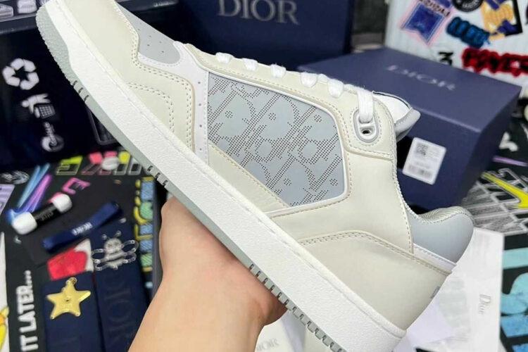 Giày Dior B27 Grey Beige Dior Oblique Galaxy Màu Xám Be