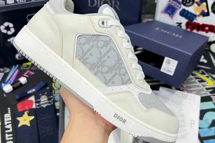 Giày Dior B27 Grey Beige Dior Oblique Galaxy Màu Xám Be