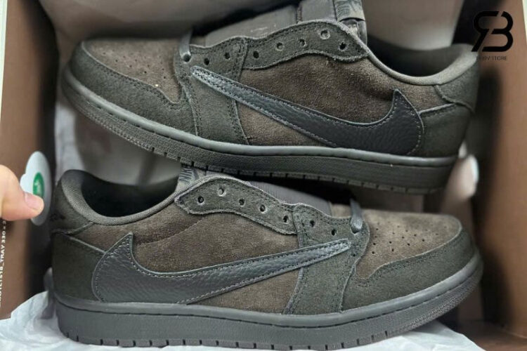 Giày Jordan 1 Low OG Travis Scott Velvet Brown Màu Nâu