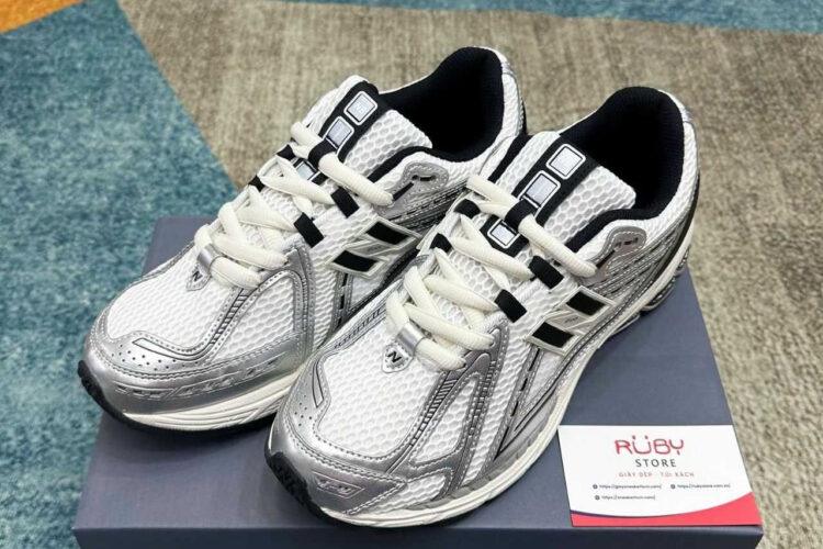 Giày New Balance 1906R Silver Metallic Black Bạc đen
