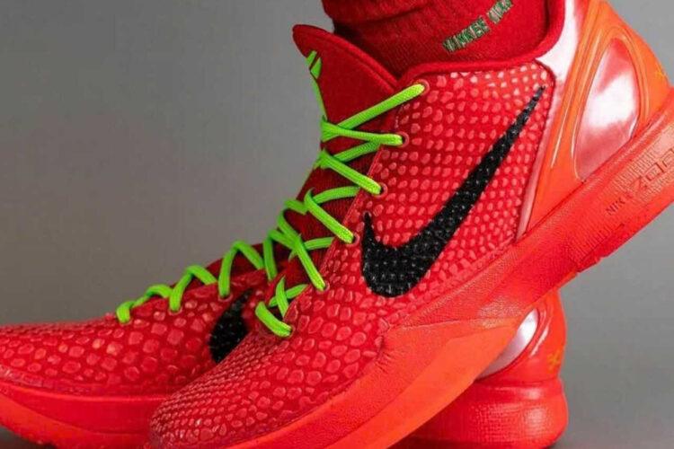 Giày Nike Zoom Kobe 6 Protro Reverse Grinch Red Đỏ