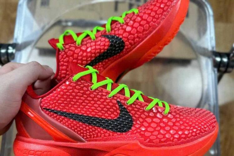 Giày Nike Zoom Kobe 6 Protro Reverse Grinch Red Đỏ