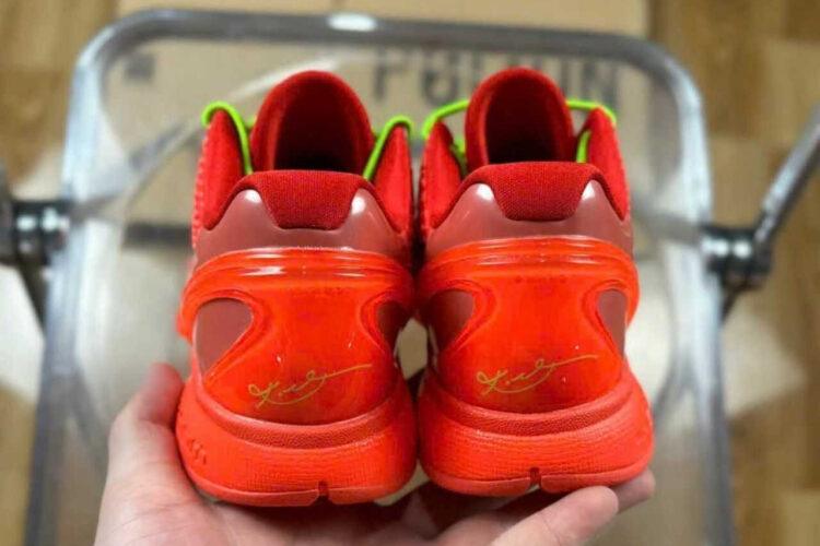 Giày Nike Zoom Kobe 6 Protro Reverse Grinch Red Đỏ