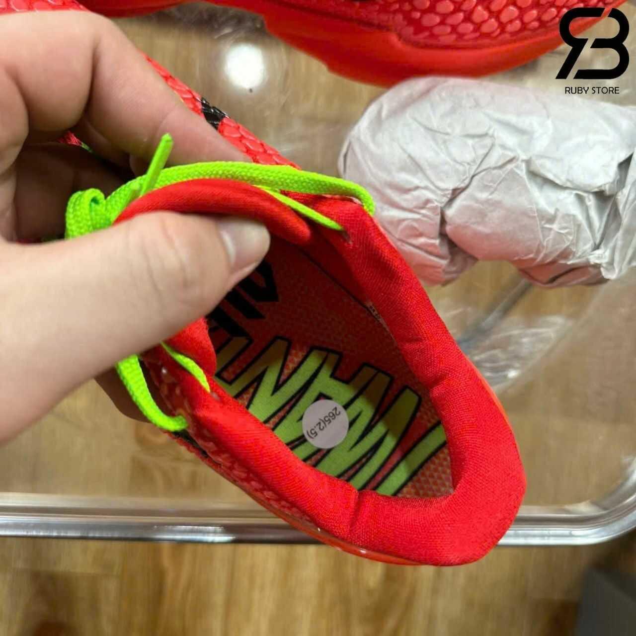 Giày Nike Zoom Kobe 6 Protro Reverse Grinch Red Đỏ