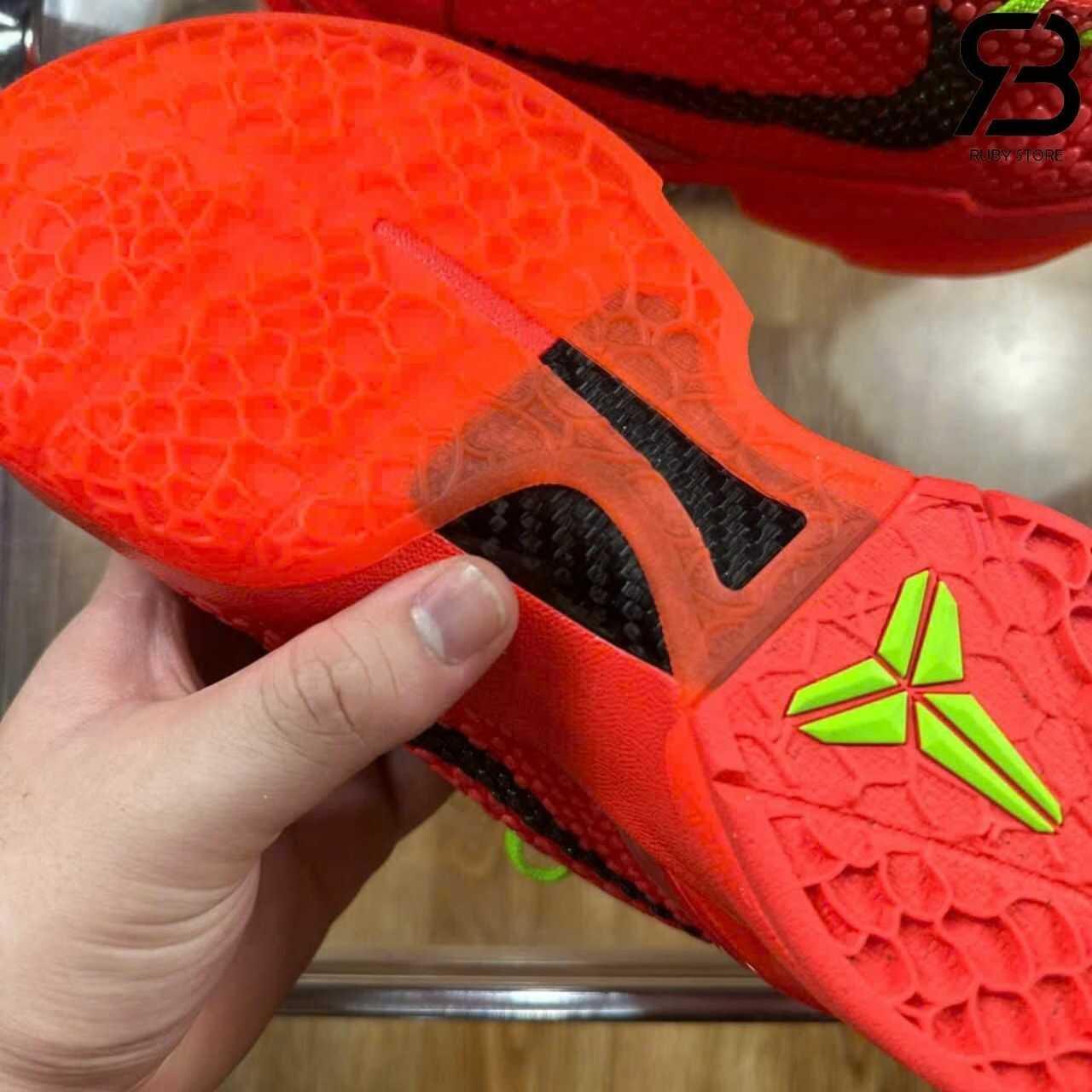 Giày Nike Zoom Kobe 6 Protro Reverse Grinch Red Đỏ