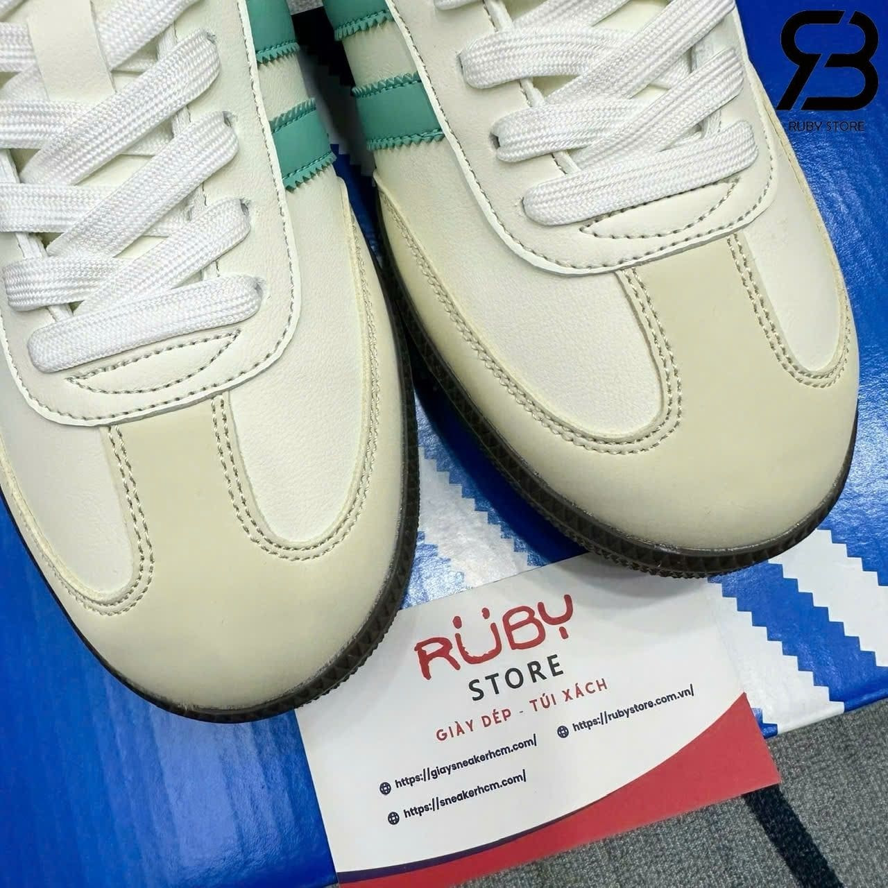 adidas gazelle silver green womens SAMBA OG SHOES main image 0
