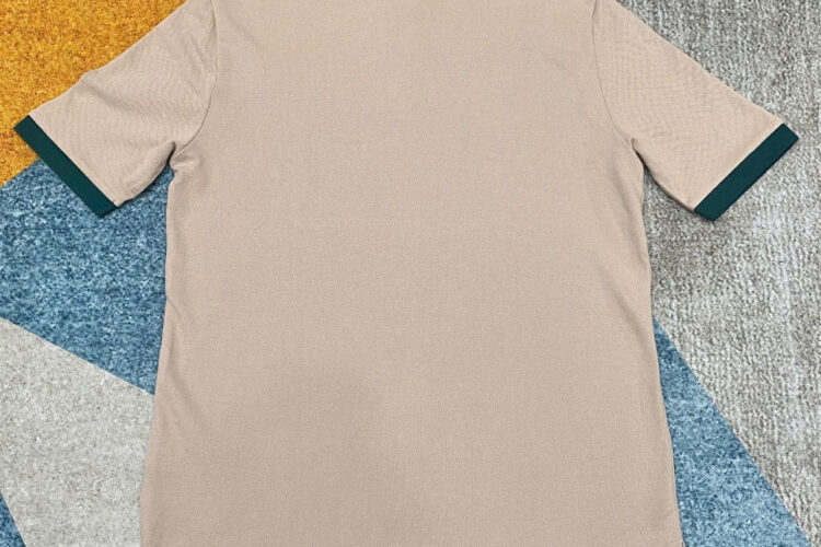Áo Thun Gucci Cotton Piquet Polo With Web Collar Beige Màu Be