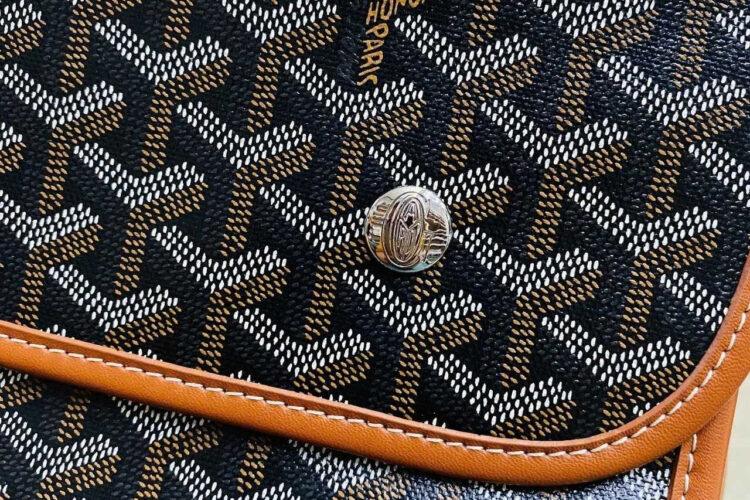 Balo Goyard Saint Léger Backpack Goyardine Black and Tan