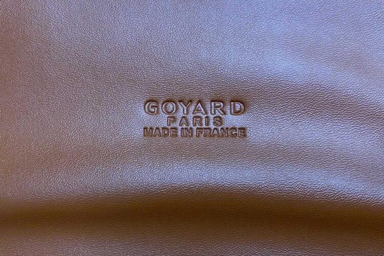 Balo Goyard Saint Léger Backpack Goyardine Black and Tan