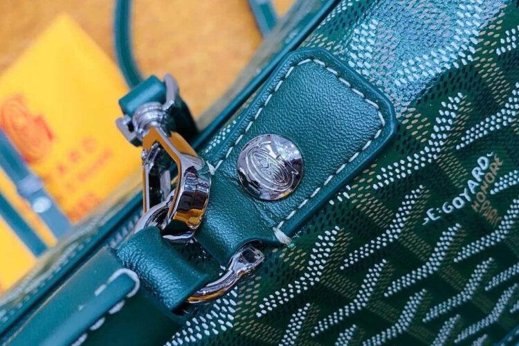 Balo Goyard Saint Léger Backpack Goyardine Green Xanh Lá