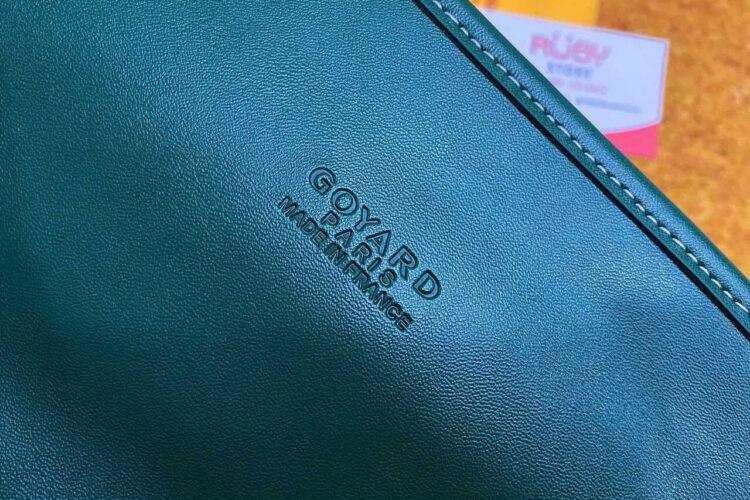 Balo Goyard Saint Léger Backpack Goyardine Green Xanh Lá