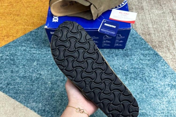 Dép Birkenstock Boston Soft Grey Green Màu Xám Xanh