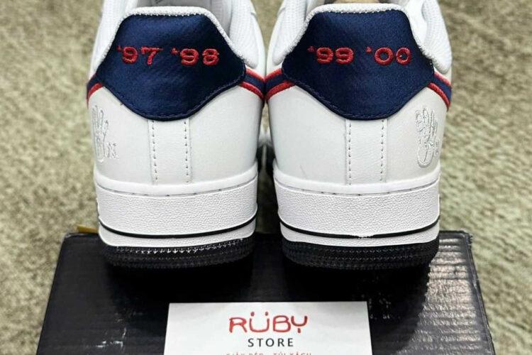 Giày Air Force 1 Low Houston Comets 4-Peat Trắng đen đỏ