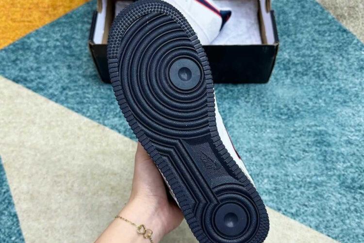 Giày Air Force 1 Low Houston Comets 4-Peat Trắng đen đỏ