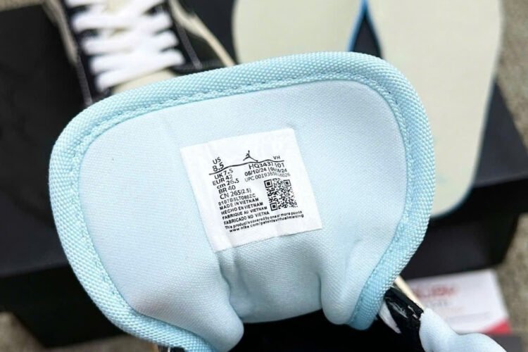 Giày Air Jordan 1 Low SE Coconut Milk Black Màu Be đen