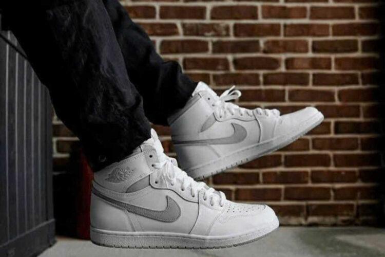 Giày Air Jordan 1 Mid Neutral Grey Trắng Xám Rep 1 1
