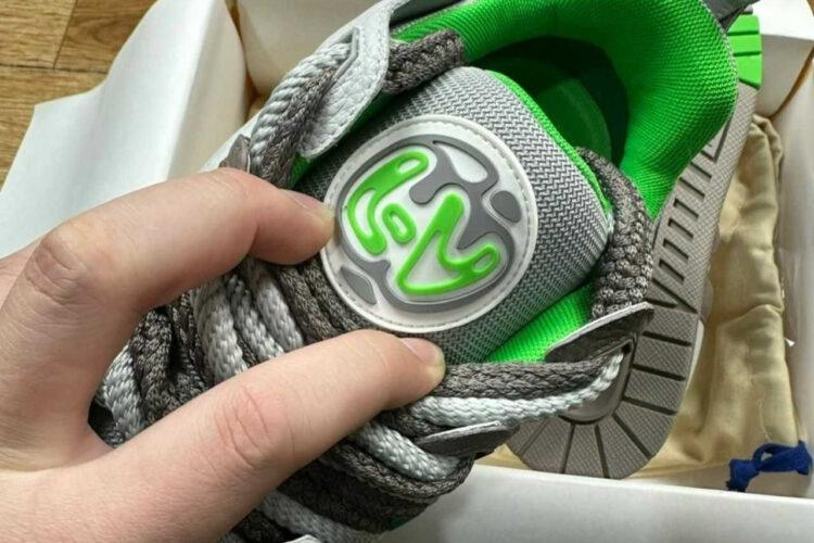 Giày LV Skate Trainer Grey Green FW23 Xám Xanh Lá