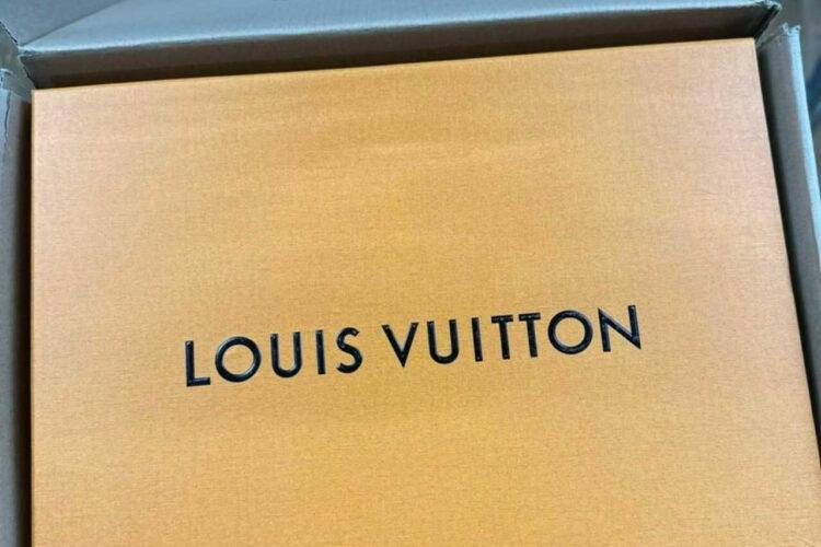 Giày LV Skate Trainers Navy Blue White FW23 Xanh Trắng