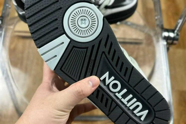 Giày LV Skate Trainers White Anthracite Grey FW23 Xám Xanh