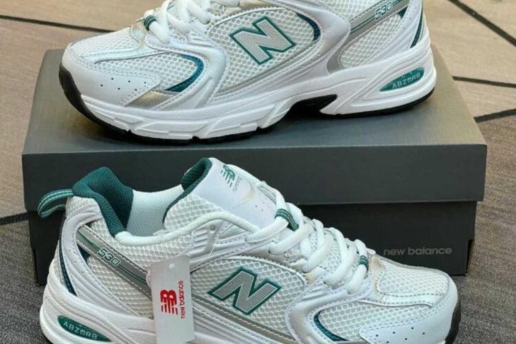 Giày New Balance 530 White Silver Green Trắng Xanh Lá
