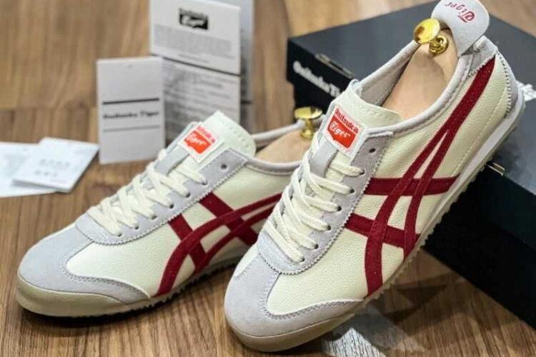 Giày Onitsuka Tiger Mexico 66 Cream Fiery Red Kem Đỏ