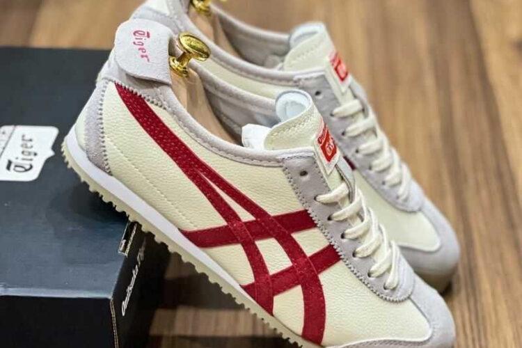 Giày Onitsuka Tiger Mexico 66 Cream Fiery Red Kem Đỏ