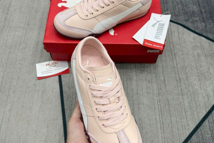 Giày Puma Bella UT Leather Pink Màu Hồng