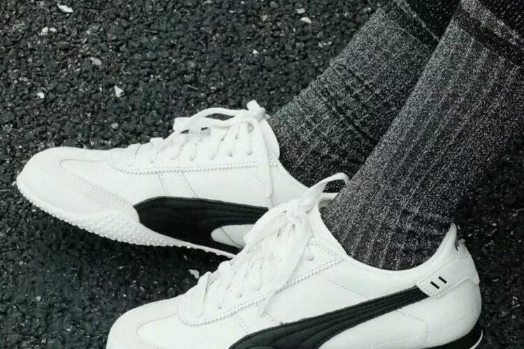 Giày Puma Bella UT Leather White Black Trắng Đen Rep 1 1