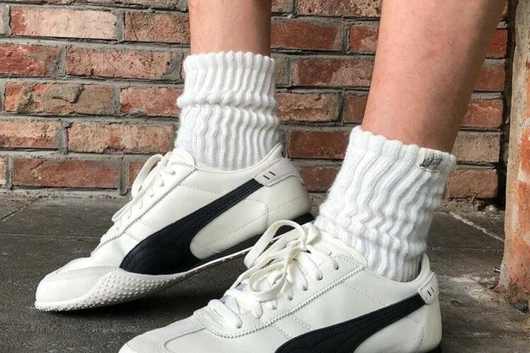 Giày Puma Bella UT Leather White Black Trắng Đen Rep 1 1