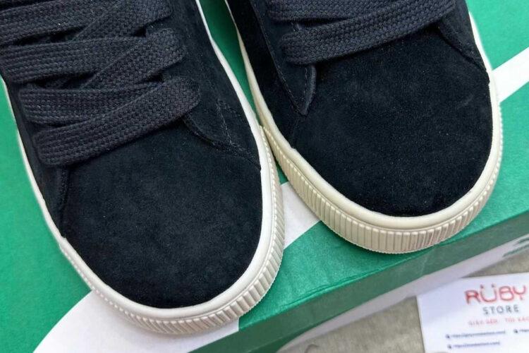 Giày Puma Suede XL Pleasures Black Ivory White đen trắng