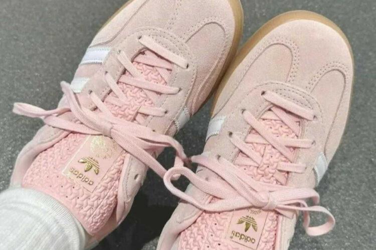 Giày adidas Gazelle Indoor Sandy Pink White Gum Hồng