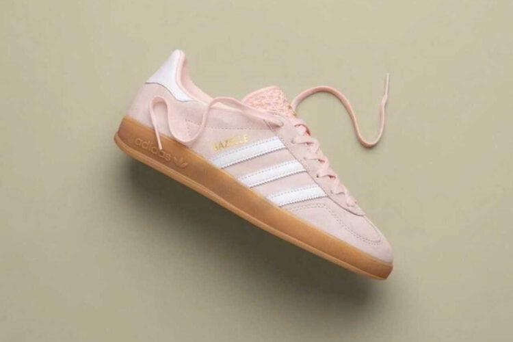 Giày adidas Gazelle Indoor Sandy Pink White Gum Hồng