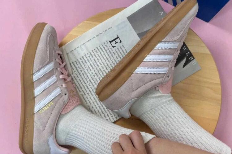 Giày adidas Gazelle Indoor Sandy Pink White Gum Hồng