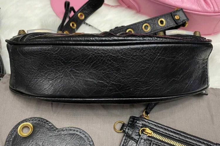 Túi Balenciaga Le Cagole XS Shoulder Bag Black GHW Đen