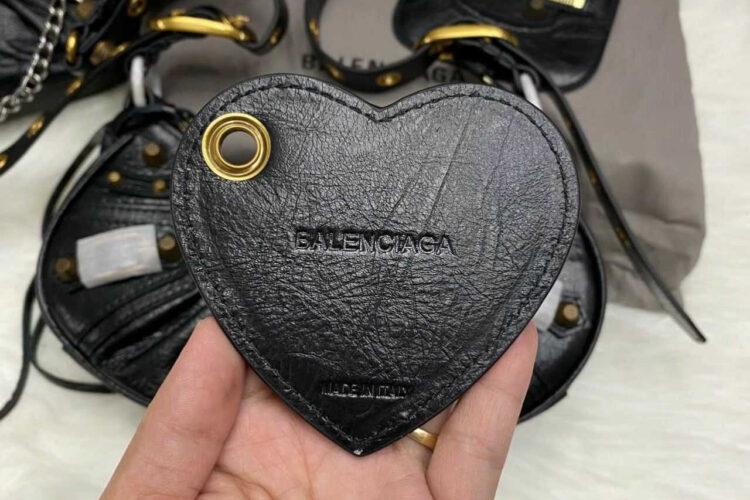 Túi Balenciaga Le Cagole XS Shoulder Bag Black GHW Đen
