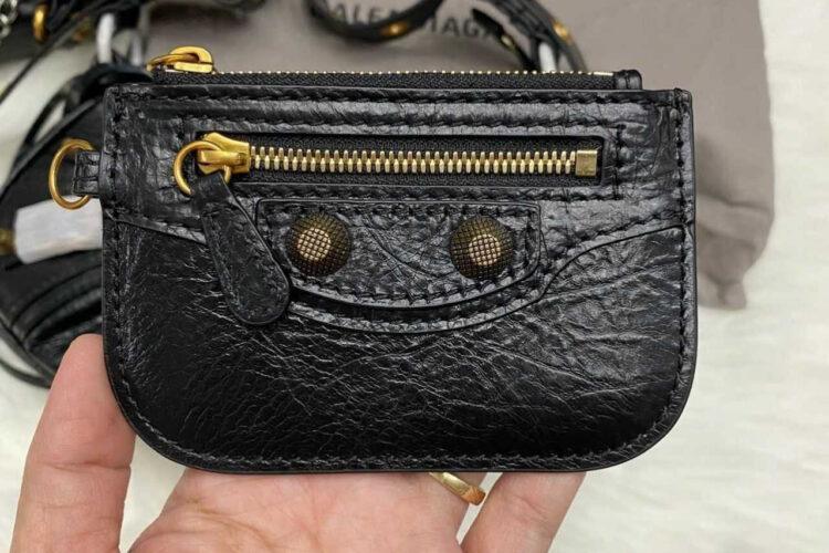 Túi Balenciaga Le Cagole XS Shoulder Bag Black GHW Đen