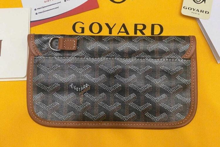Túi Goyard Bohème Hobo Goyardine Canvas Black and Tan Đen Nâu