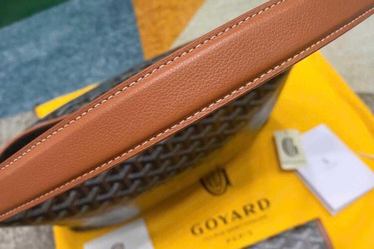 Túi Goyard Bohème Hobo Goyardine Canvas Black and Tan Đen Nâu