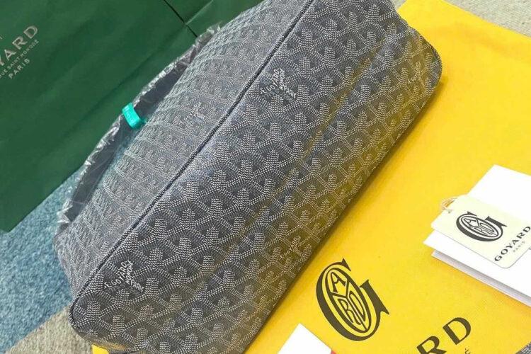Túi Goyard Bohème Hobo Goyardine Canvas Gray Xám