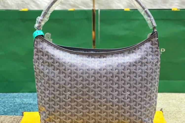 Túi Goyard Bohème Hobo Goyardine Canvas Gray Xám