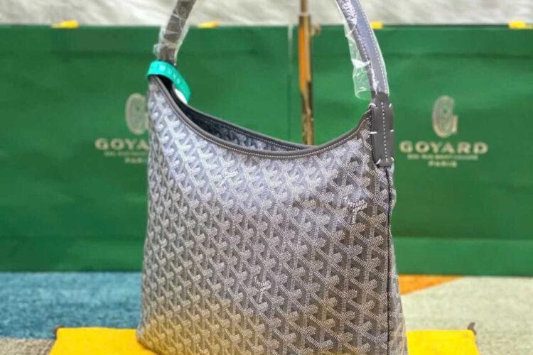 Túi Goyard Bohème Hobo Goyardine Canvas Gray Xám