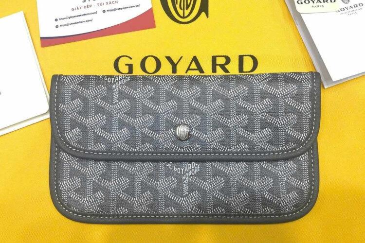 Túi Goyard Bohème Hobo Goyardine Canvas Gray Xám