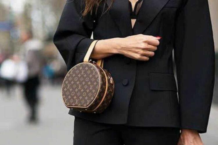 Túi LV Petite Boite Chapeau M43514 Monogram Nâu